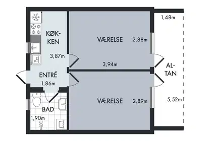 Visual presentation of the listing