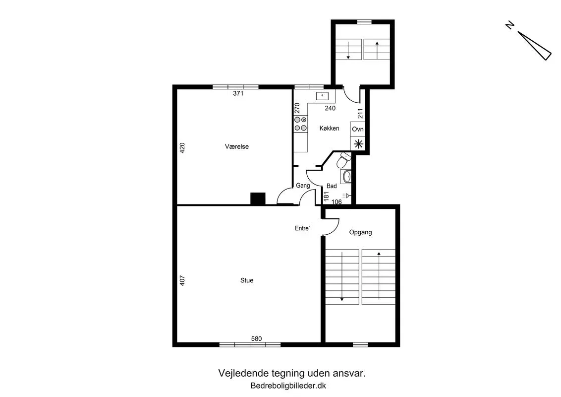 Visual presentation of the listing