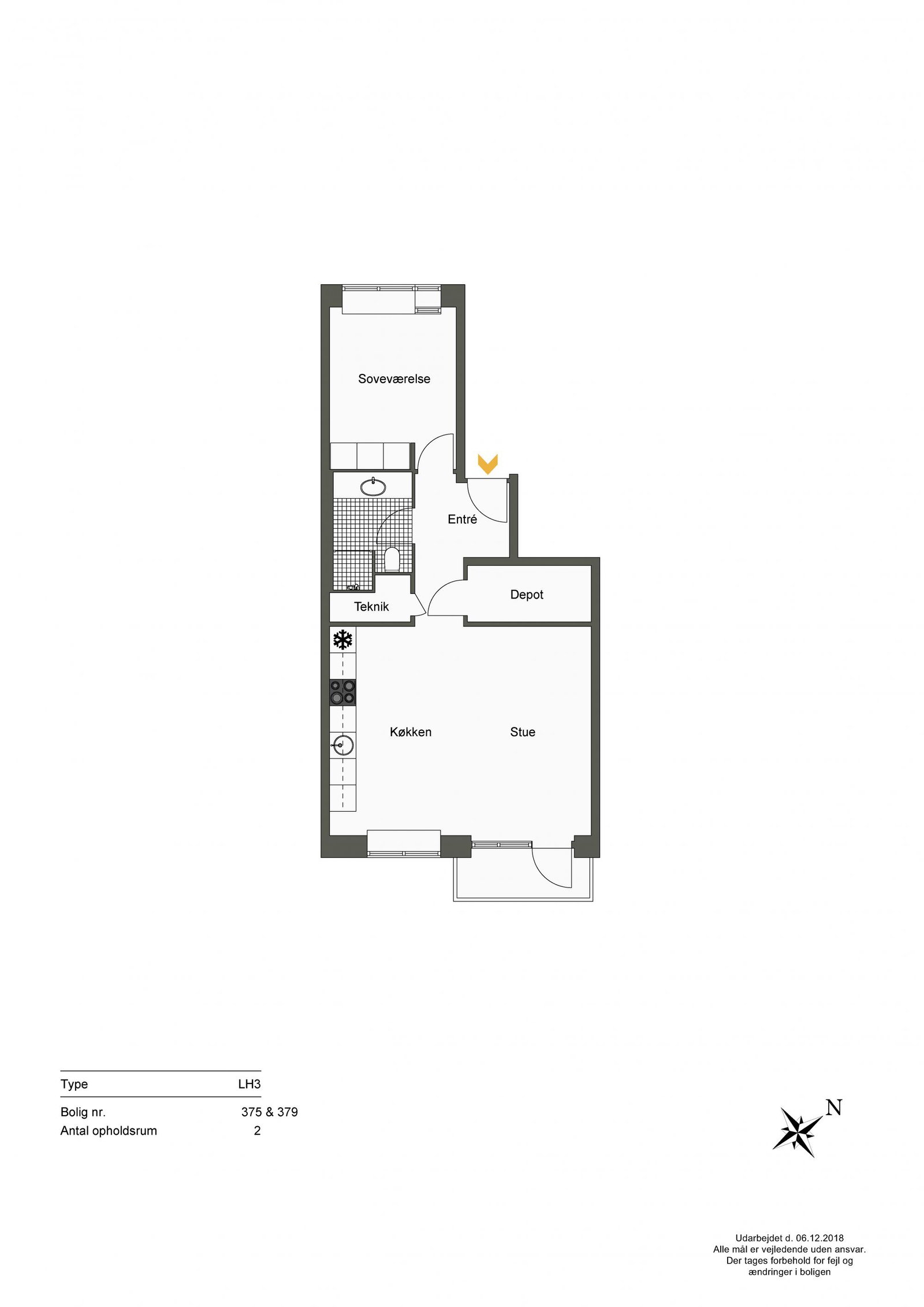 Visual presentation of the listing