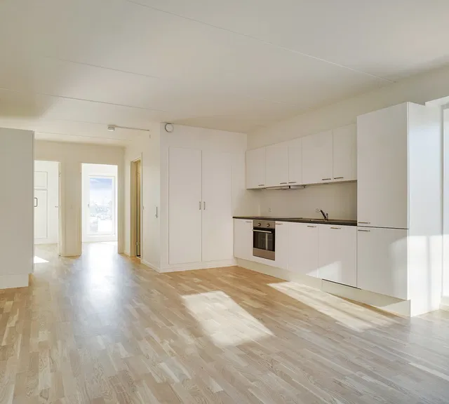 apartment Bright 3-room apartment with shared rooftop terraces