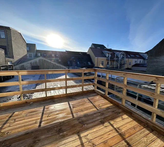 apartment 3-værelses lejlighed med stor terrasse i Skive