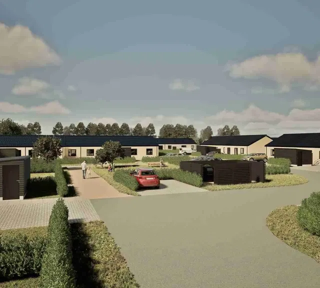 townhouse Modern Townhouses with Private Gardens in Otterup