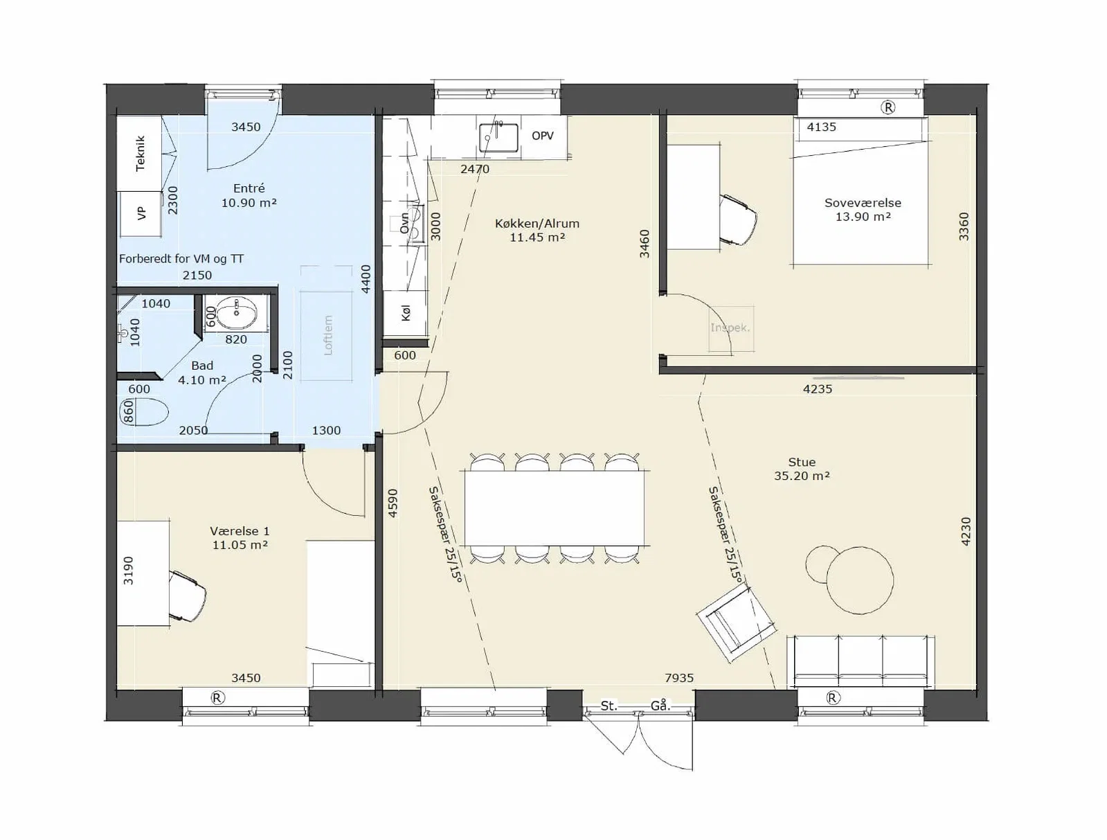 Visual presentation of the listing