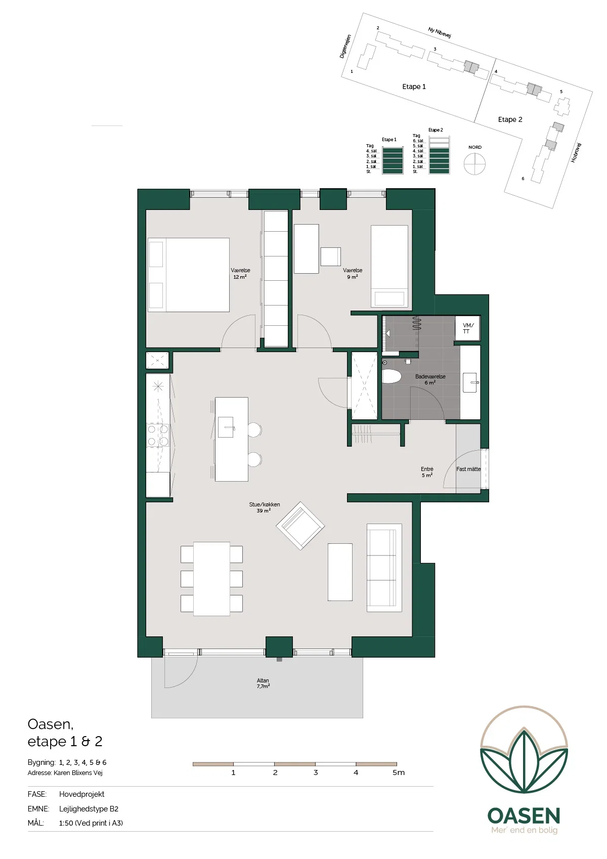 Visual presentation of the listing