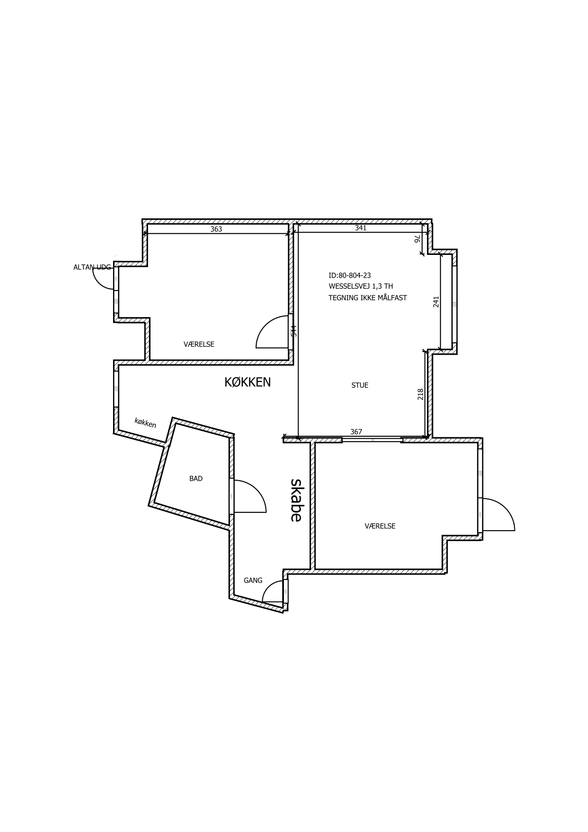 Visual presentation of the listing
