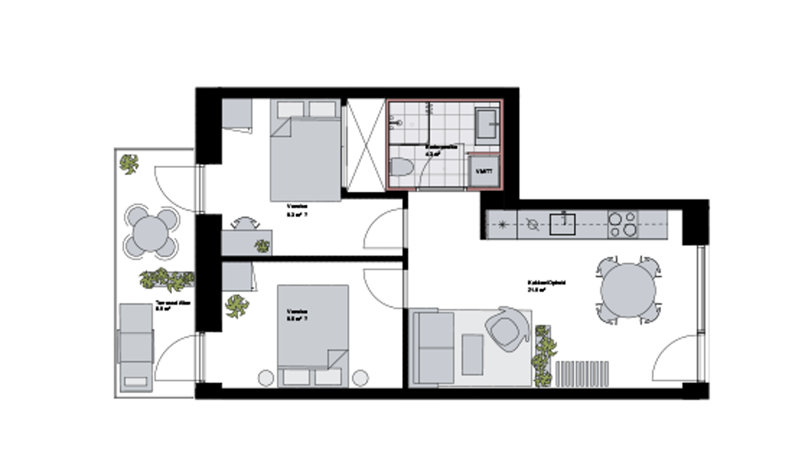 Visual presentation of the listing