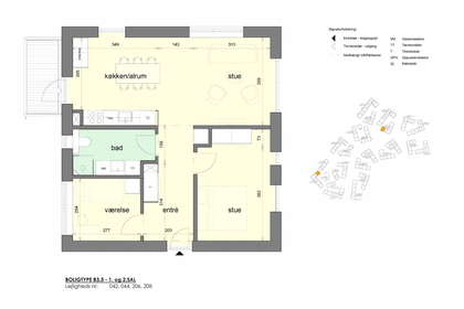 Visual presentation of the listing