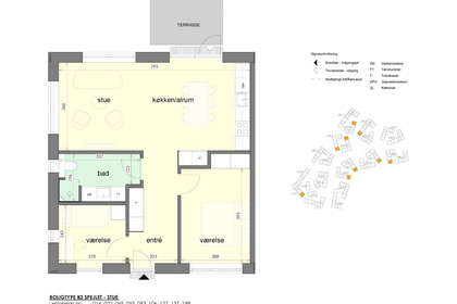 Visual presentation of the listing
