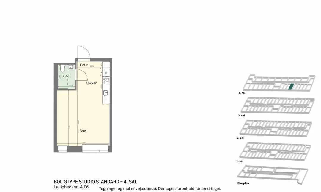 Visual presentation of the listing
