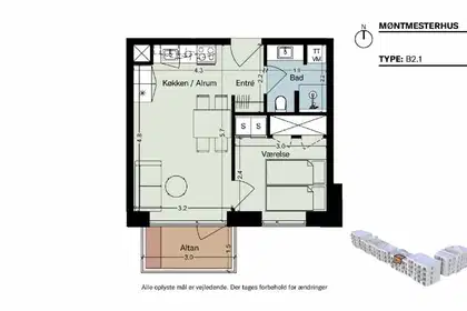 Visual presentation of the listing