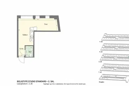 Visual presentation of the listing