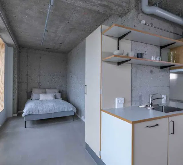apartment Bright studio with room for everything