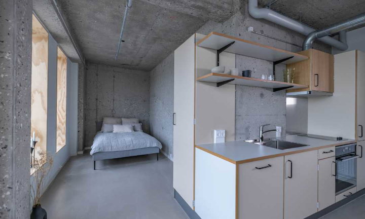 Lyst studio med plads til det hele - Siljangade, København S - 0