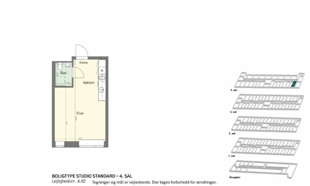 Visual presentation of the listing