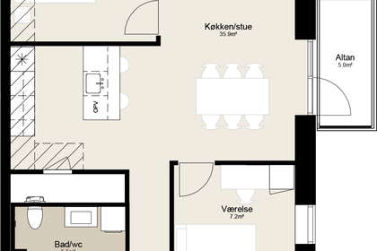 Visual presentation of the listing