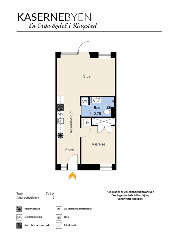Visual presentation of the listing