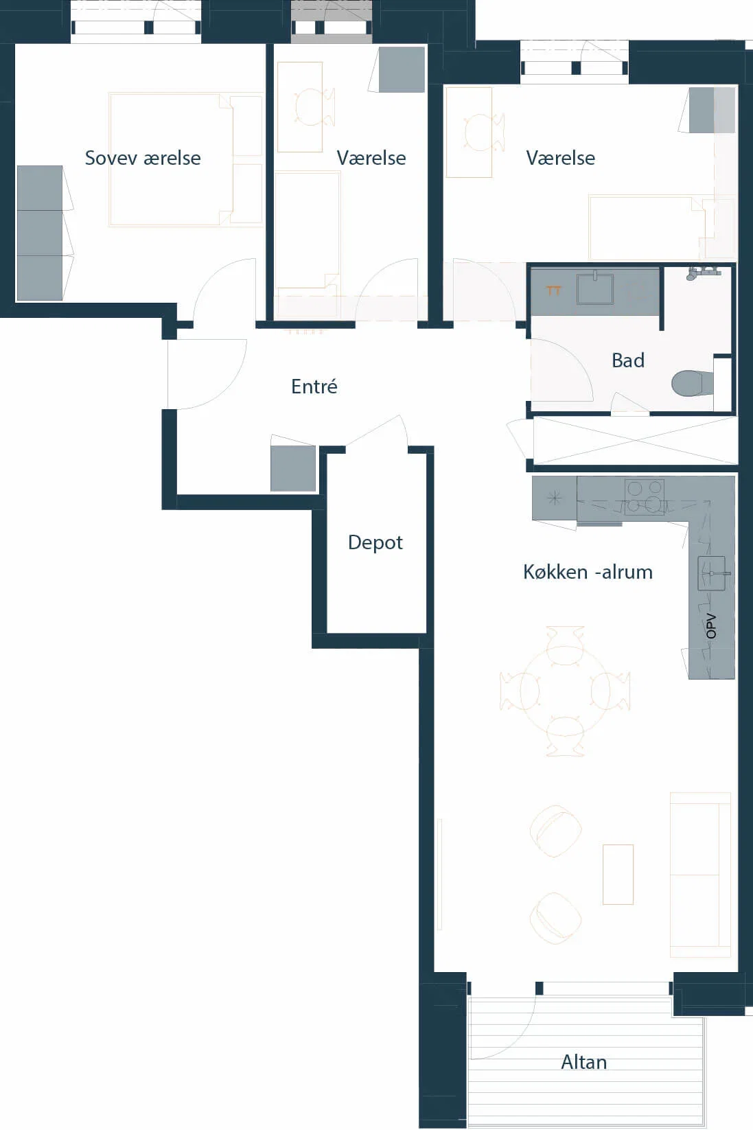 Visual presentation of the listing