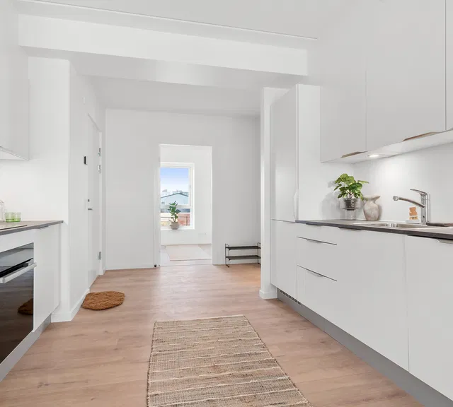 apartment 3 vær med køkkenalrum og altan