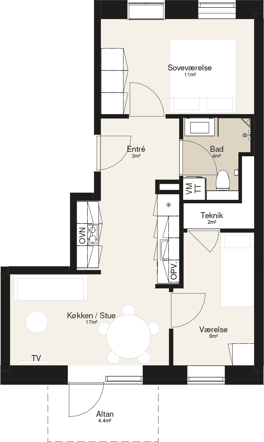 Visual presentation of the listing