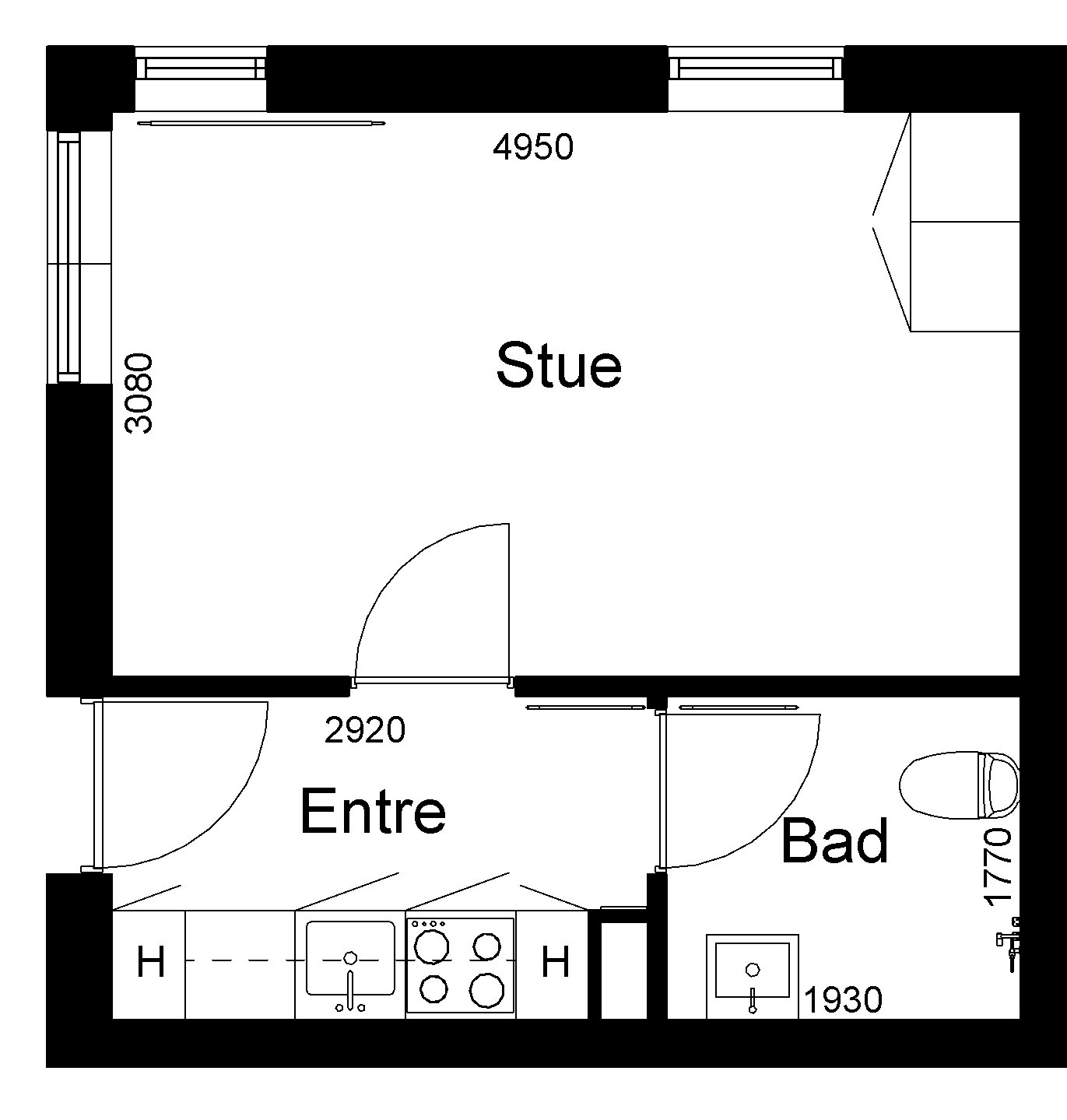 Visual presentation of the listing
