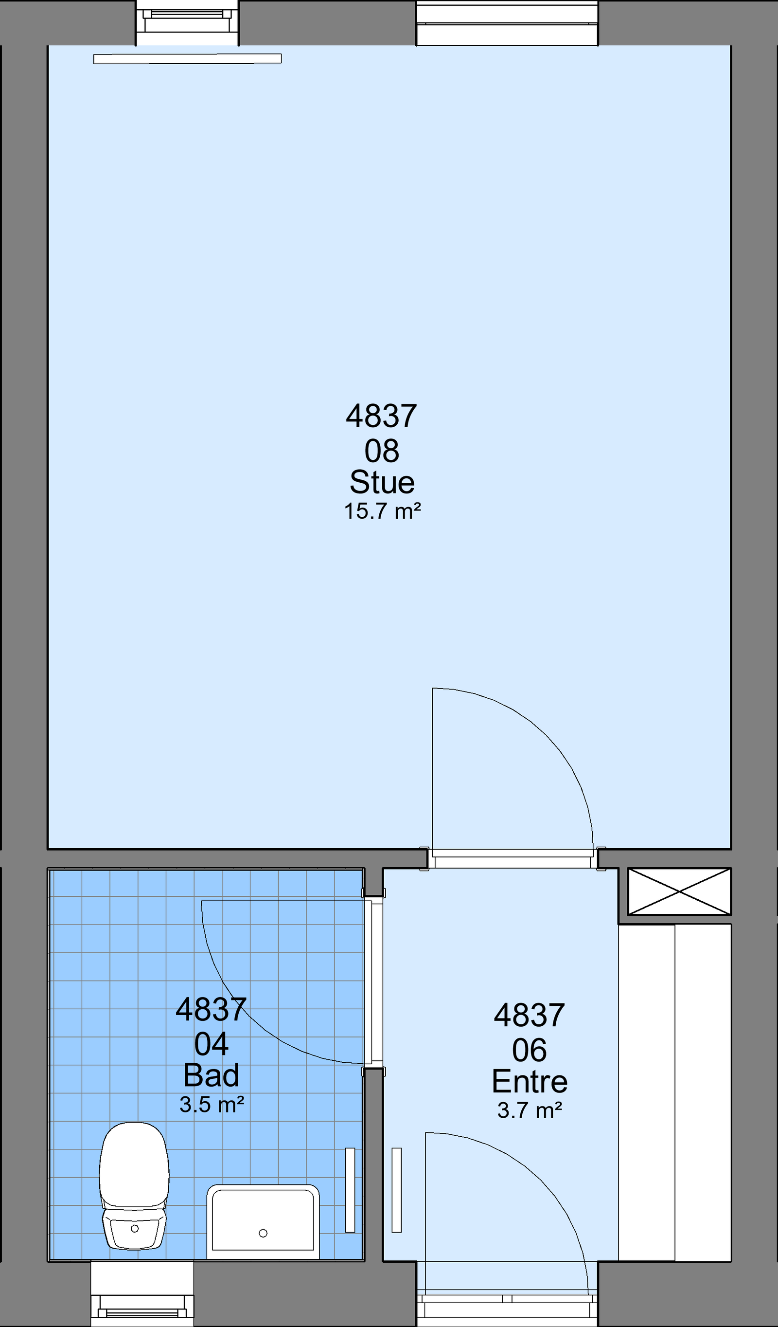 Visual presentation of the listing