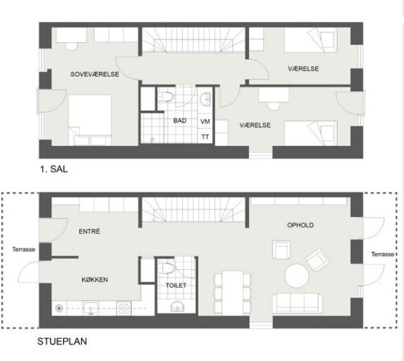 Visual presentation of the listing