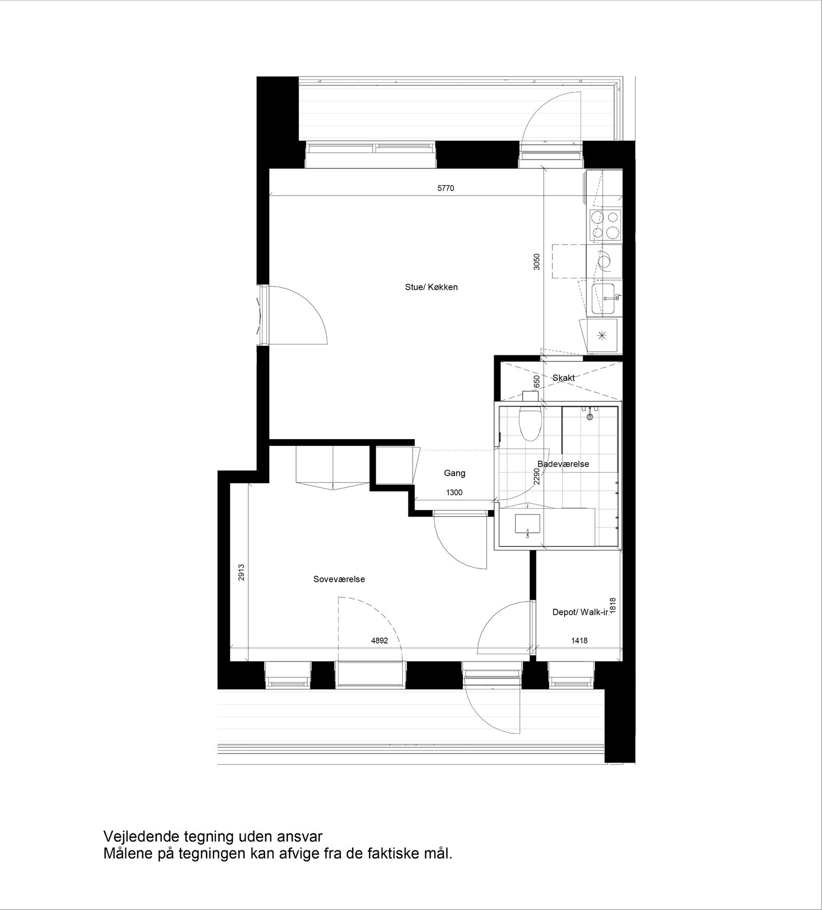 Visual presentation of the listing