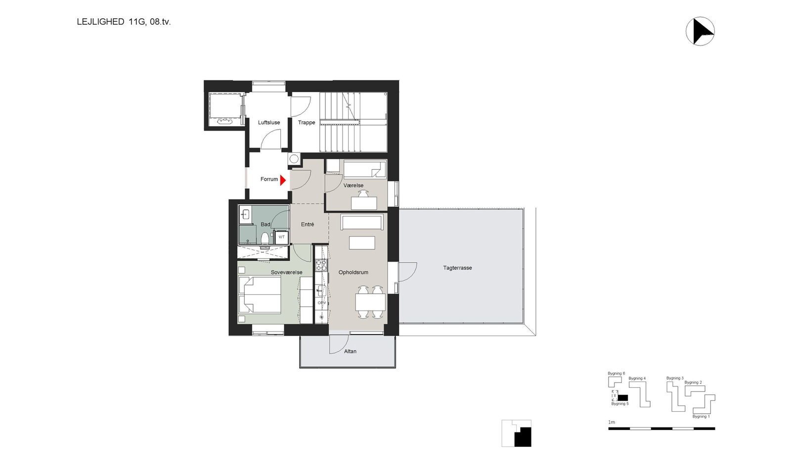 Visual presentation of the listing