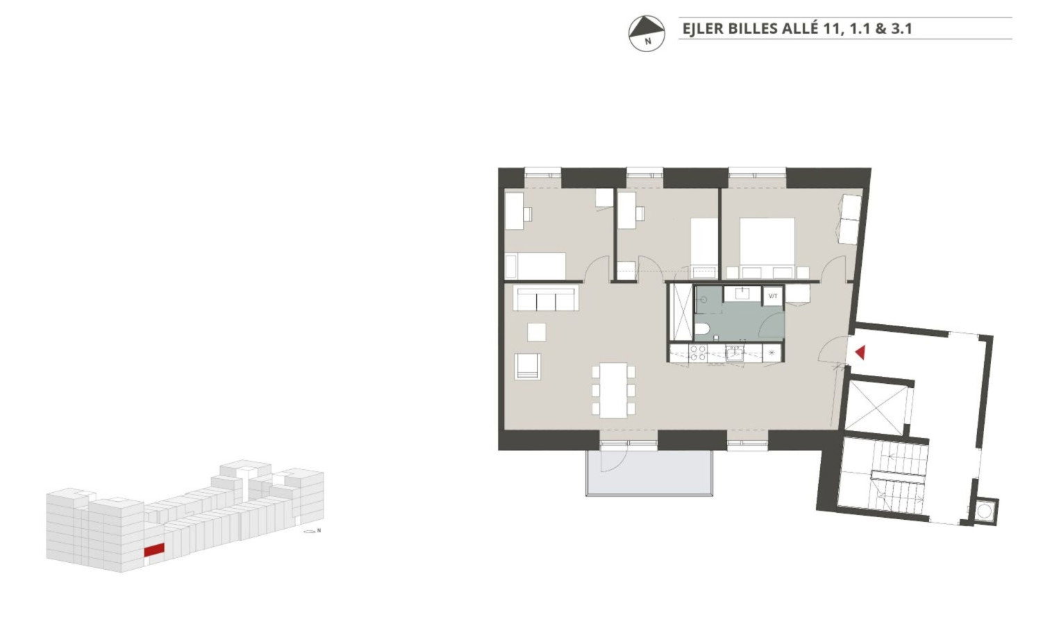 Visual presentation of the listing