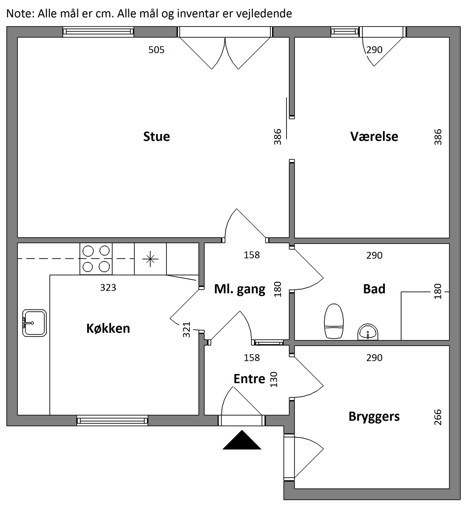 Visual presentation of the listing