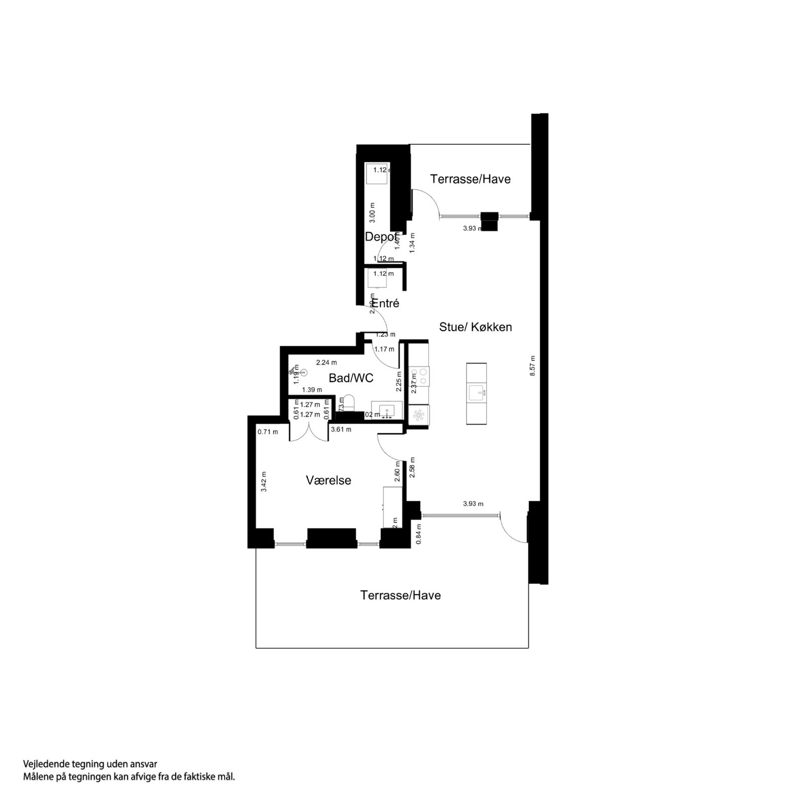 Visual presentation of the listing