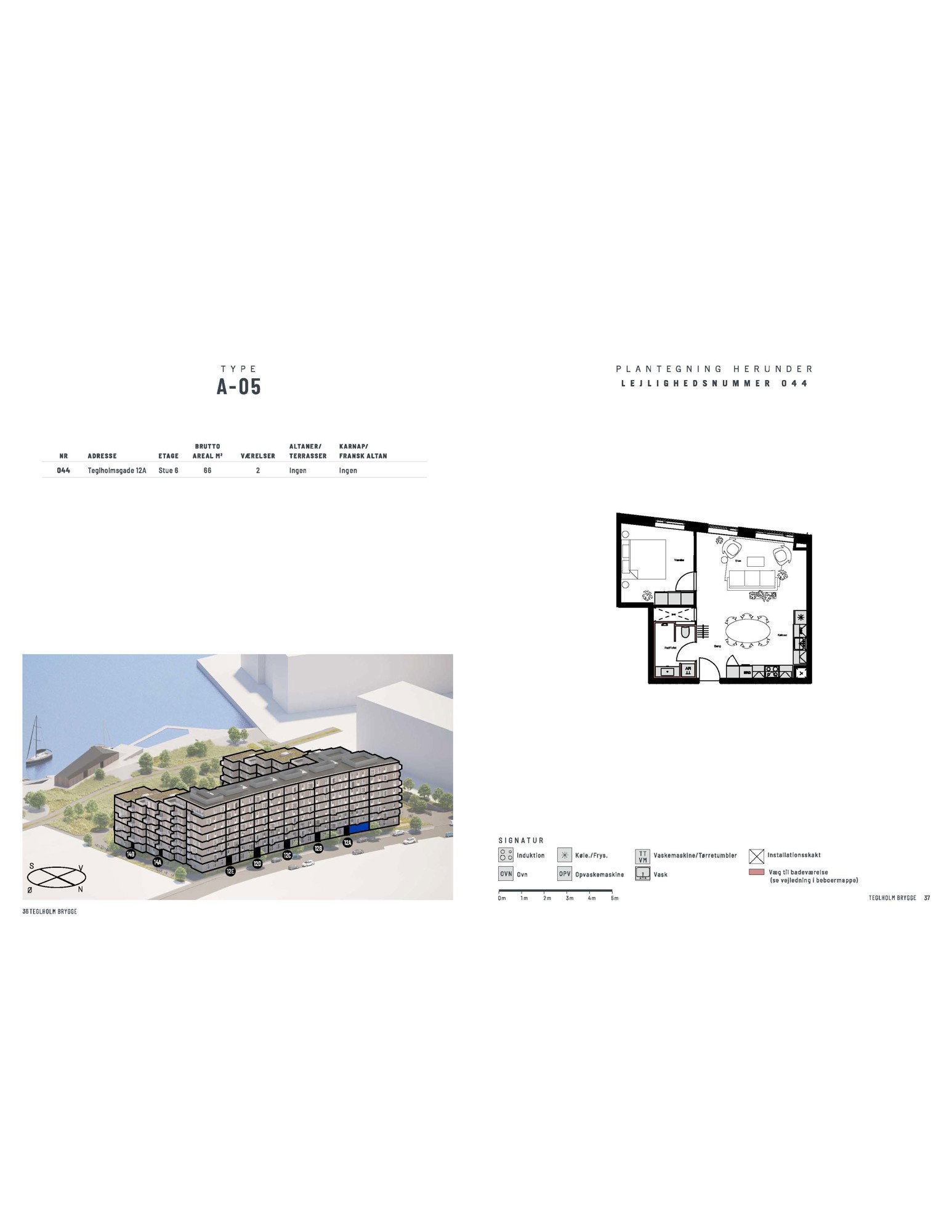 Visual presentation of the listing