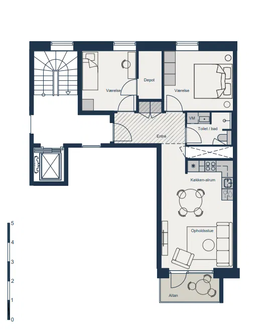 Visual presentation of the listing