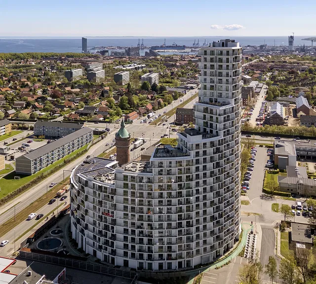apartment Møbleret 1-værelses med altan og fællesfaciliteter