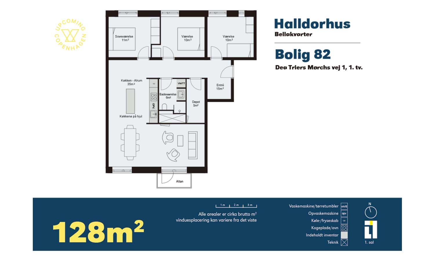 Visual presentation of the listing