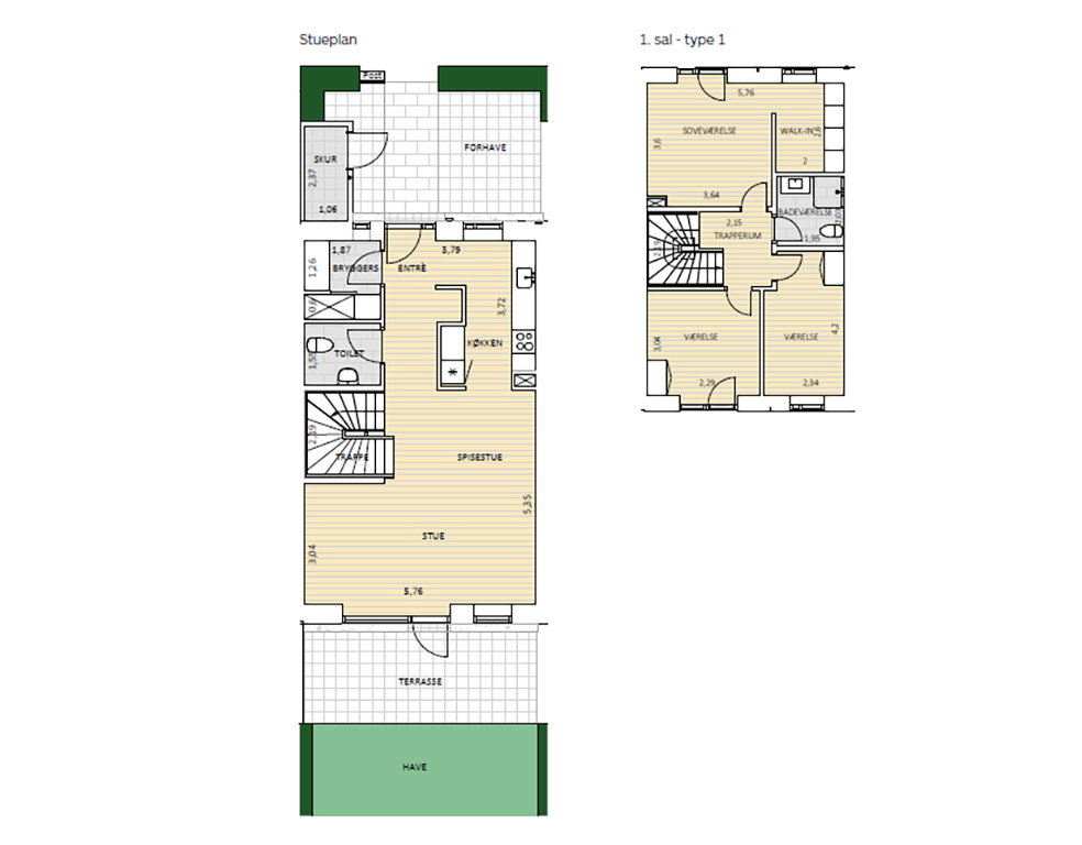 Visual presentation of the listing