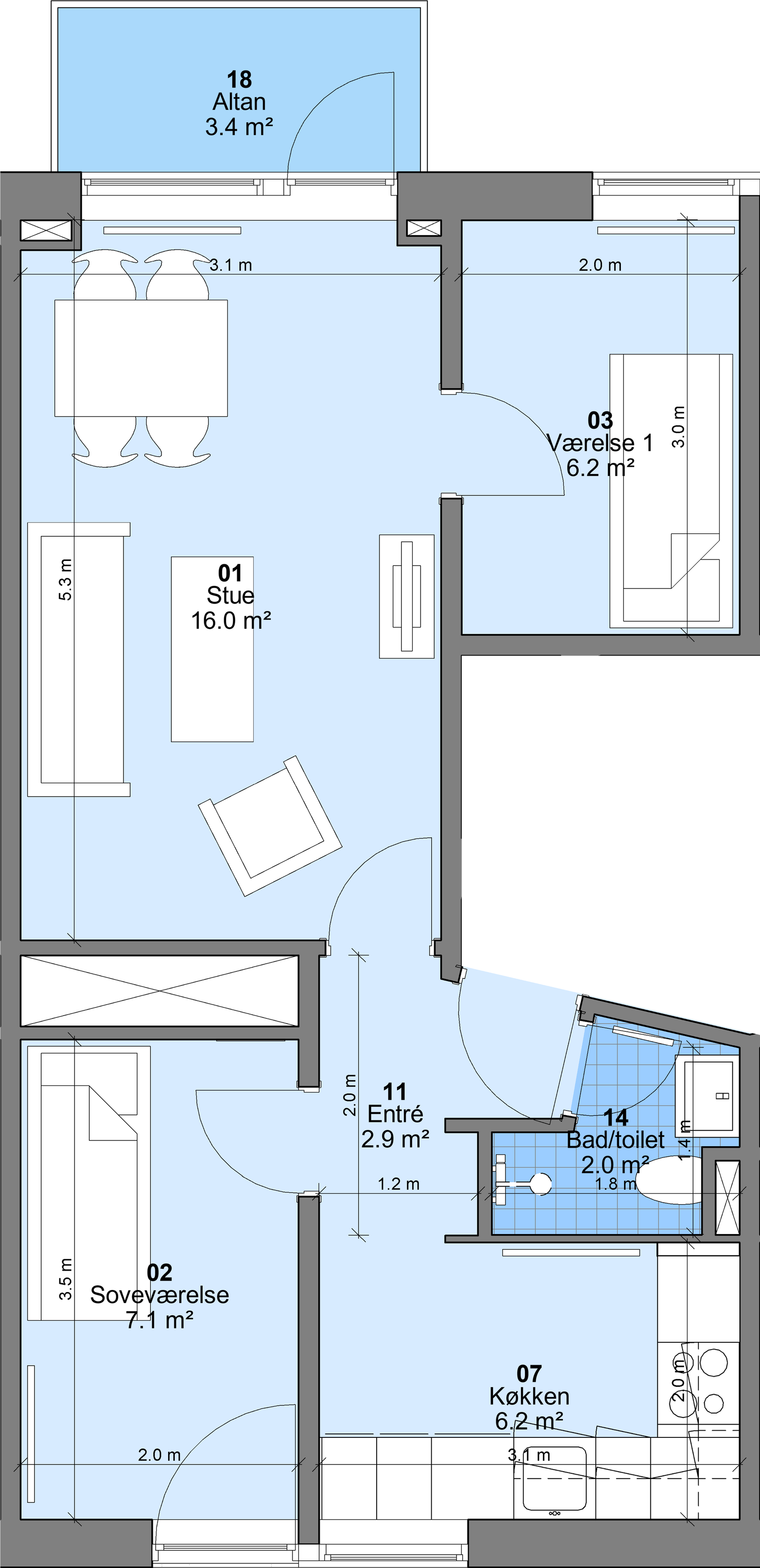 Visual presentation of the listing