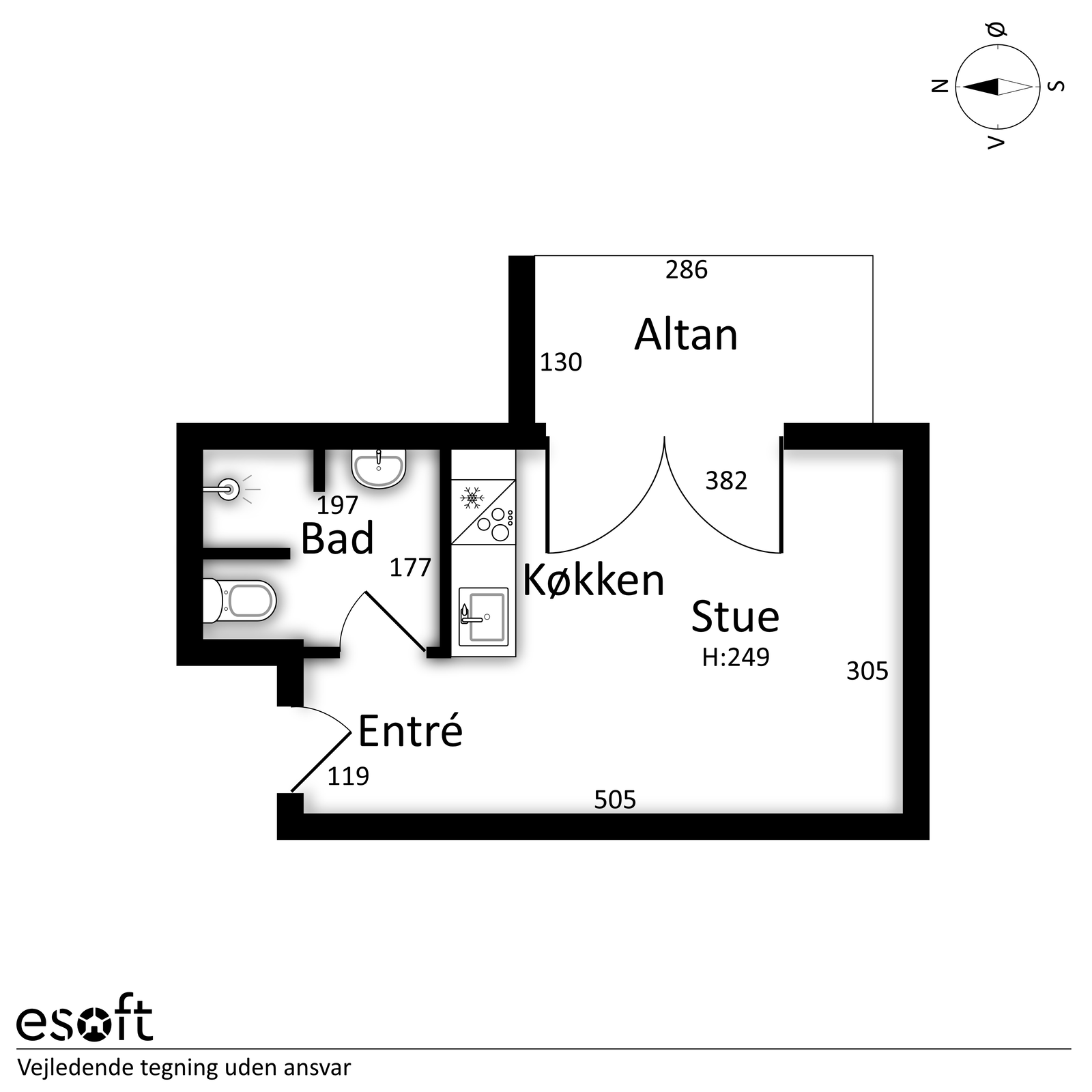 Visual presentation of the listing