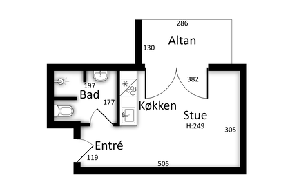 Visual presentation of the listing