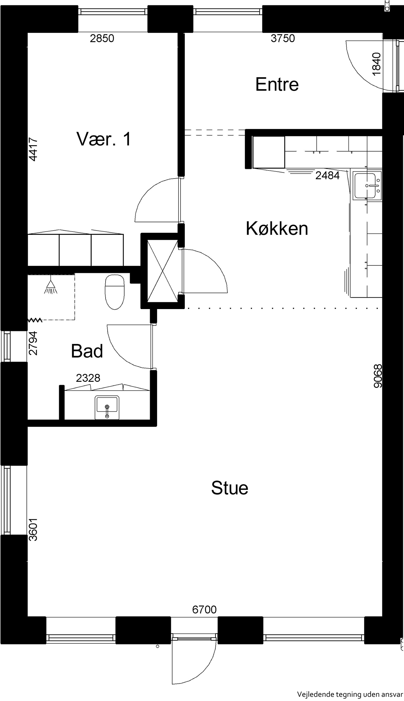 Visual presentation of the listing