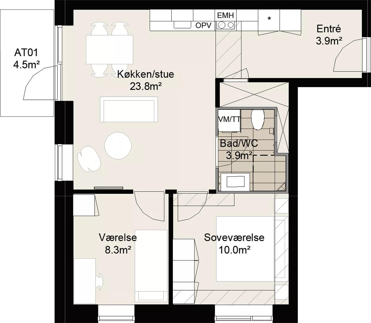 Visual presentation of the listing