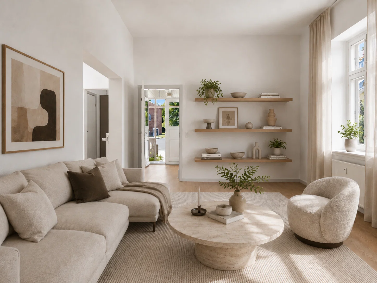 Visual presentation of the listing