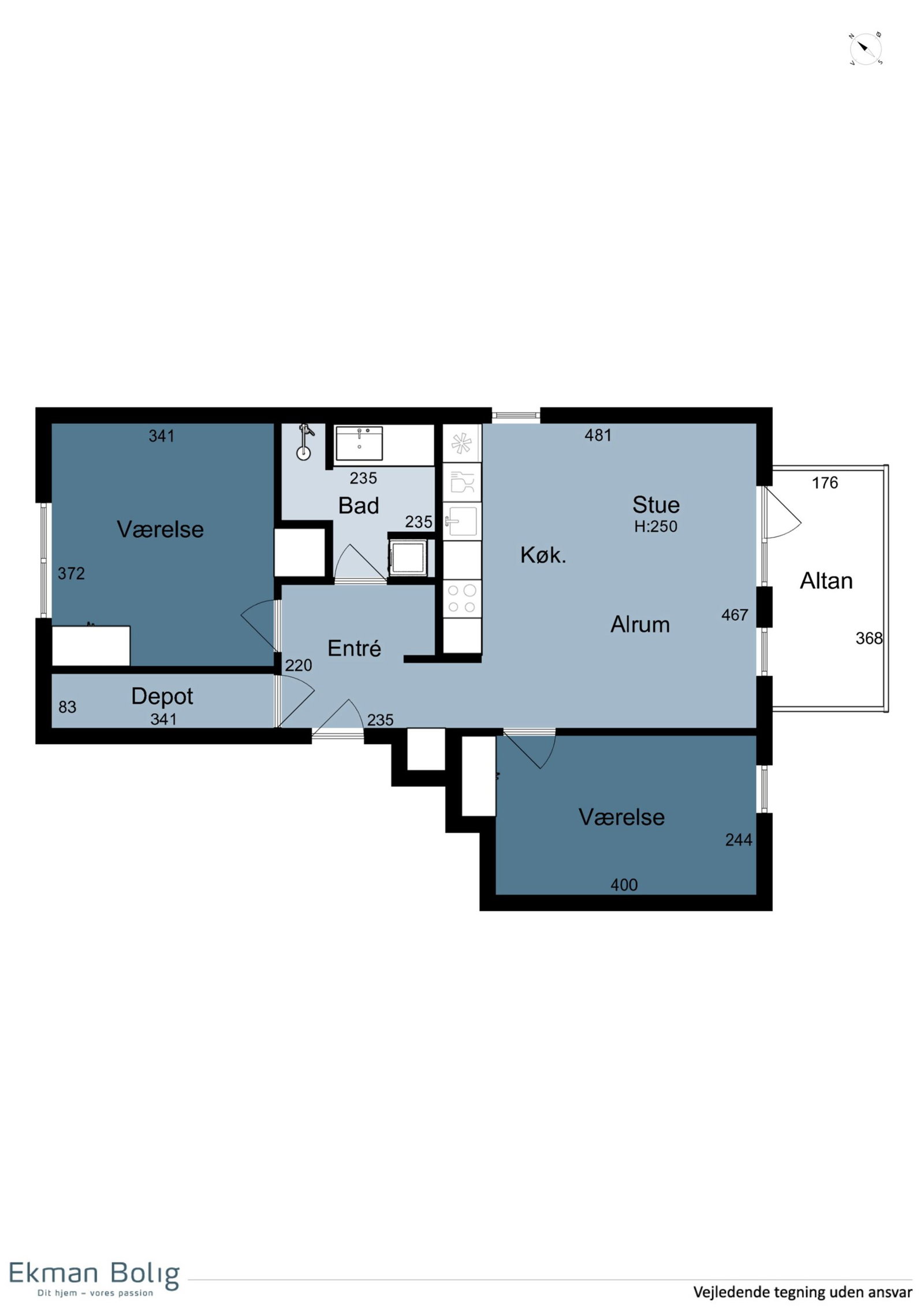 Visual presentation of the listing