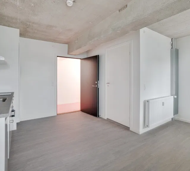 apartment 1-værelses bolig med fællesfaciliteter