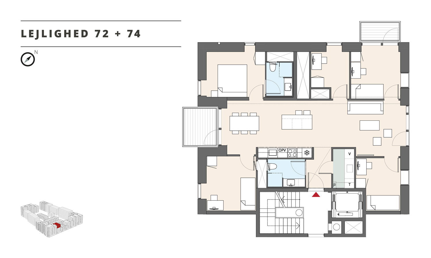 Visual presentation of the listing