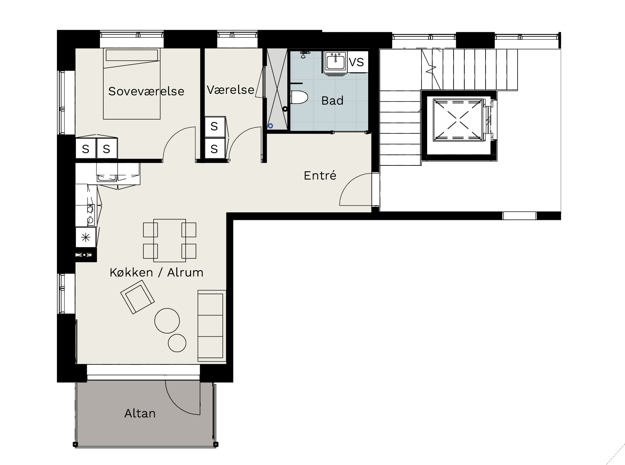 Visual presentation of the listing