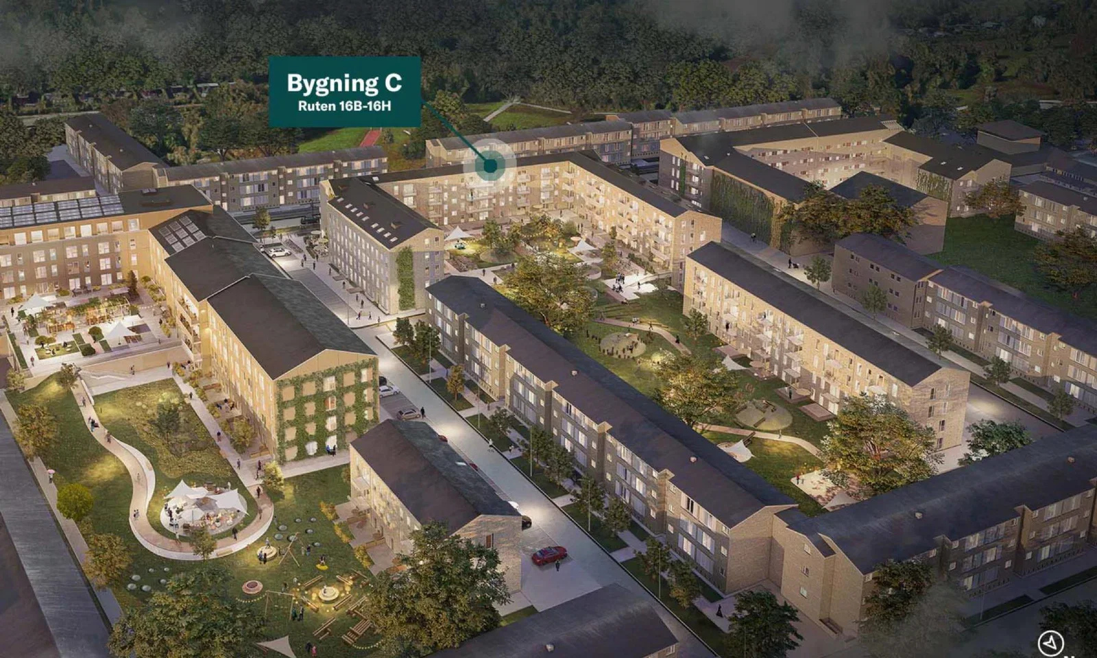 Visual presentation of the listing