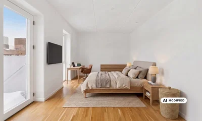 Large and functional 1-room home with a courtyard-facing balcony. - Lærkevej, København NV - 2