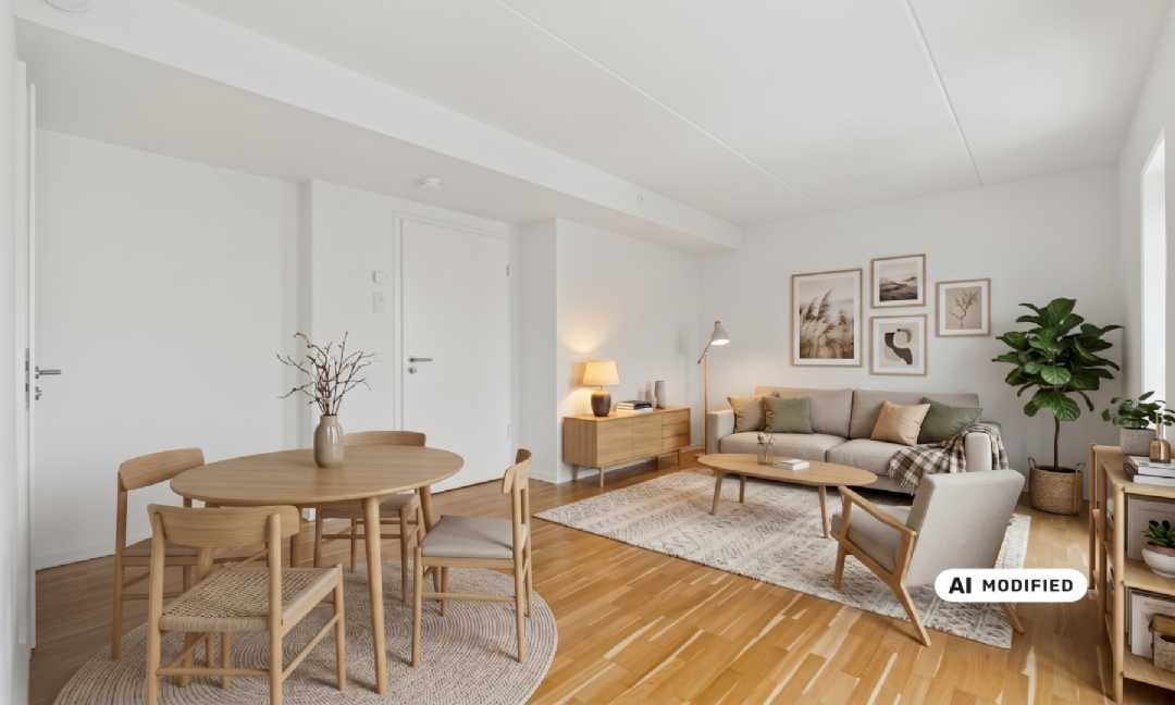 apartment Stor og funktionel 1-værelses bolig med gårdvendt altan.
