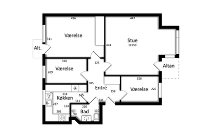 Visual presentation of the listing